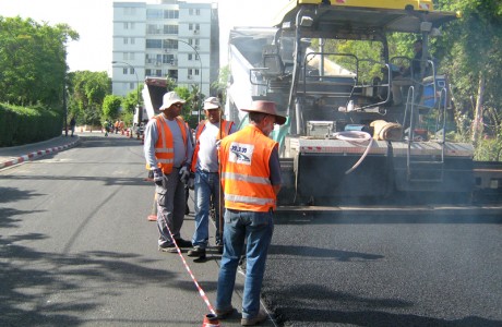 Israel: Asphalt inspection, Tel Aviv